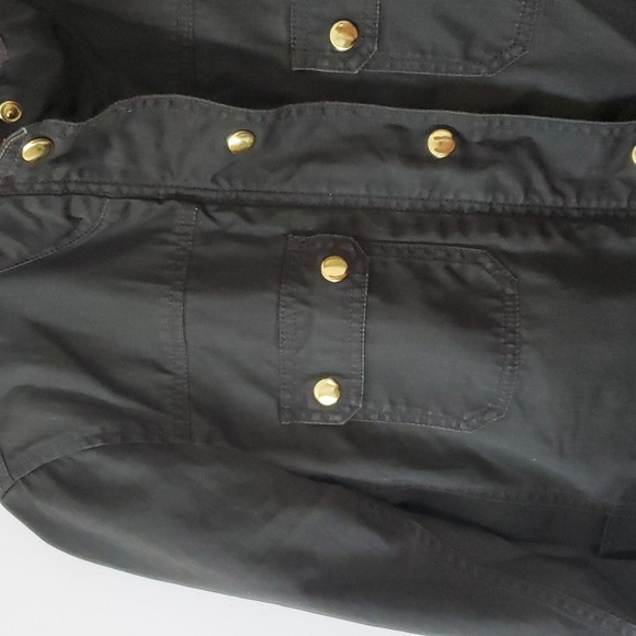 J.Crew Women's Jacket Size Small Army Green Waxed - Picture 2 of 9